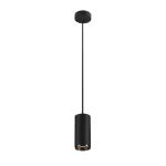 SLV Numinos Phase M Suspension Luminaire Aluminium Noir 20.1W 1955lm 24D - 930 Blanc Chaud | Meilleur Rendu Des Couleurs - Dimmable 