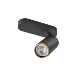 SLV Grip! Aluminium Spot Noir | Convient pour 1x GU10