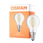 Osram Parathom Classic LED E14 Boule Filament Claire 4W 470lm - 827 Blanc Très Chaud | Relax and Active - Équivalent 40W