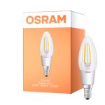 Osram Superstar Classic LED E14 Bougie Filament Claire 4W 470lm - 822-827 Dim To Warm | Dimmable - Équivalent 40W