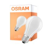Osram Classic LED E27 Poire Filament Dépolie 5.7W 1055lm - 827 Blanc Très Chaud | Dimmable - Équivalent 75W