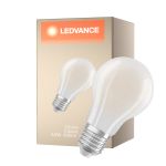 Ledvance Classic LED E27 Poire Filament Dépolie 3.8W 806lm - 827 Blanc Très Chaud | Dimmable - Équivalent 60W