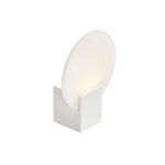 Nordlux Hester Applique Murale Verre Blanc - 9.5W 900lm - 930 Blanc Chaud | IP44 - Meilleur Rendu Des Couleurs - 3 Niveaux De Gradation Dimmable