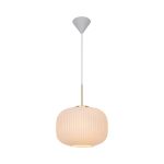 Nordlux Milford Suspension Luminaire Verre Blanc | Convient pour E27