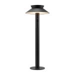 Nordlux Solar Éclairage de jardin Justina Métal Noir 5W 400lm - 830 Blanc Chaud | Détecteur de Mouvement et de Lumière
