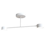 Emibig Plafonnier Halo Acier Blanc | Convient pour 2x GX53 - Max 8W