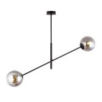 Emibig Suspension Luminaire Linéaire Acier Noir | Convient pour 2x E14 - Max 10W