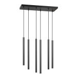 Emibig Suspension Luminaire Selter Acier Noir | Convient pour 6x G9 - Max 8W