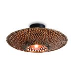 Good&Mojo Plafonnier Bali Bambou Noir S | Convient pour 1x E27 