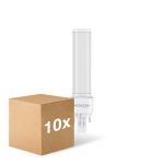 Lot 10x Noxion Lucent PL-C LED 5.2W 650lm - 830 Blanc Chaud | 2-Pins - Équivalent 18W