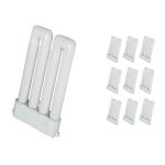 Lot 10x Osram Dulux F 24W 840 | Blanc Froid - 4-Pins