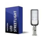 Noxion Éclairage Public LED 50W 6000lm 70x140D - 740 Blanc Froid | IP65 - Détecteur De Lumière - Asymétrique