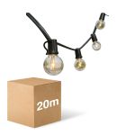 D'Lite LED Guirlande lumineuse Sparkl 20m 4W 250lm - 827 Blanc Très Chaud | IP44 - 5x Connectable