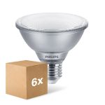 Lot 6x Philips Master Value LED Ampoule Réflecteur E27 PAR30 9.5W 760lm 25D - 930 Blanc Chaud | Meilleur Rendu Des Couleurs - Dimmable - Équivalent 75W
