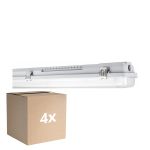 Lot 4x Ledvance LED Imperméable Boîtier Vide  MT Gen 3 IP65 | Convient pour 2x150cm Tube LED
