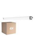 Lot 4x Ledvance Réglette LED Étanche Imperméable Slimvalue 36W 4000lm - 865 Lumière Du Jour | 120cm 