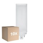 Lot 10x Ledvance Dulux-T LED 10W - 830 Blanc Chaud | 4-Pins - Équivalent 26W