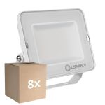 Lot 8x Ledvance Projecteur LED Compact Blanc 50W 5000lm 100D - 865 Lumière Du Jour | IP65 - Symétrique 