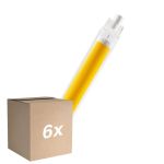 Lot 6x Osram LED Slim Line R7S LED R7S 118mm Claire 8W 806lm - 827 Blanc Très Chaud | Équivalent 60W