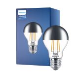 Philips MASTER Value LED Ampoule E27 Poire Miroir 7.2W 650lm – 827 Blanc Très Chaud | Meilleur rendu des couleurs - Dimmable - Équivalent 60W