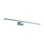 Eglo Applique Murale Pandella 1 Aluminium Chrome Argent Éclairage de salle de bains 11W 1350lm - 840 Blanc Froid | IP44 