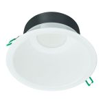 Philips Downlight LED Coreline DN142B Aluminium Blanc 10.7W 1200lm 60D - 840 Blanc Froid | Diamètre 155mm - IP54 - Dimmable - Blanc Réflecteur