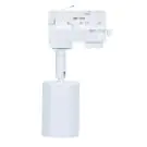 Noxion Spot Sur Rail 3 Phases  Aluminium Blanc | Convient pour 1x GU10