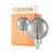 Osram Vintage 1906 LED E27 Globe Filament Smoke 125mm 5W 140lm - 818 Blanc Très Chaud | Équivalent 15W