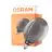 Osram Vintage 1906 LED E27 Globe Filament Smoke 183mm 4W 110lm - 818 Blanc Très Chaud | Dimmable - Équivalent 12W