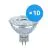 Lot 10x Osram Performance Spot LED Réflecteur GU5.3 MR16 5W 345lm 36D - 930 Blanc Chaud | Meilleur Rendu Des Couleurs - Dimmable - Équivalent 35W