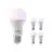 Lot 5x Calex Smart Tuya Wifi E27 Poire 8.5W 806lm - 822-840 Variable Blanc | RGBW - Dimmable - Équivalent 60W