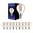 Lot 10x Noxion Lucent Lustre LED E14 Boule Filament Claire 4.5W 470lm - 827 Blanc Très Chaud | Dimmable - Équivalent 40W
