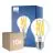 Lot 10x Philips Master LED E27 Poire Filament Claire 10.5W 1521lm - 922-927 Dim To Warm | Meilleur Rendu Des Couleurs - Dimmable - Équivalent 100W