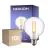 Lot 10x Noxion Lucent Filament LED E27 Globe Claire 7W 806lm - 827 Blanc Très Chaud | Dimmable - Équivalent 60W
