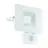 Eglo Applique Murale Faedo 3 Aluminium Blanc 21W 2300lm - 850 Blanc Froid | IP44 - Détecteur De Mouvement