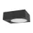Eglo Applique Murale Darfano Noir 6W 930lm - 840 Blanc Froid | IP54 - Dimmable - Détecteur De Mouvement