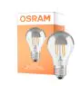 Osram Classic LED E27 Poire Filament Miroir Argent 4W 400lm - 827 Blanc Très Chaud | Équivalent 35W