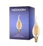 Noxion Lucent LED E14 Bougie Filament Ambre BA35 4.5W 400lm - 822 Blanc Très Chaud | Dimmable - Équivalent 35W
