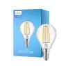 Philips Corepro LED Lustre E14 Boule Filament Claire 4.3W 470lm - 827 Blanc Très Chaud | Équivalent 40W