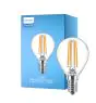 Philips Corepro LED Lustre E14 Boule Filament Claire 6.5W 806lm - 827 Blanc Très Chaud | Équivalent 60W