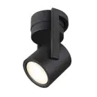 SLV Oculus Mur et Plafonnier Aluminium Noir 11W 780lm - 920-930 Dim To Warm | Meilleur Rendu Des Couleurs - Dimmable 