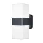 Ledvance Smart+ Wifi Applique Murale Gris Up & Down - Extérieur - 13.5W 950lm - 830 Blanc Chaud | RGBW - Dimmable