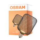 Osram Decor Plat Lamp In Métal Boîtier Vide  LED E27 Special Dépolie Noir 3.5W 300lm - 827 Blanc Très Chaud | Équivalent 25W