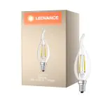Ledvance Classic LED E14 Bougie Filament Claire 4W 470lm - 827 Blanc Très Chaud | Équivalent 40W