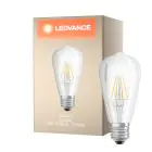 Ledvance Classic LED E27 Poire Filament Claire 4W 470lm - 827 Blanc Très Chaud | Équivalent 40W