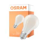 Osram Classic LED E27 Poire Filament Dépolie 5W 1055lm Ultra Efficiency - 840 Blanc Froid | Équivalent 75W