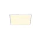 Nordlux LED Plafonnier Oja 29 Carré Blanc 14.5W 1600lm - 830-840 CCT | 3 Niveaux De Gradation Dimmable 
