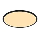 Nordlux Hublot LED Oja 60 38W 830 3000lm Noir IP20 | Dimmable 3 niveaux - Blanc Chaud