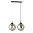 Emibig Suspension Luminaire Cosmo Acier Noir | Convient pour 2x E14 - Max 10W
