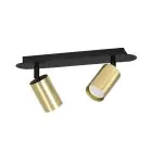 Emibig Plafonnier Zen Acier Noir | Convient pour 2x GU10 - Max 10W